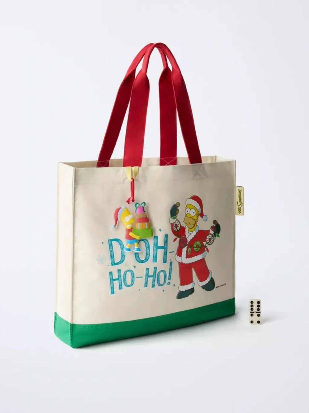 THE SIMPSONS ™ MATT GROENING SHOPPER BAG w/TOILETRY BAG SET